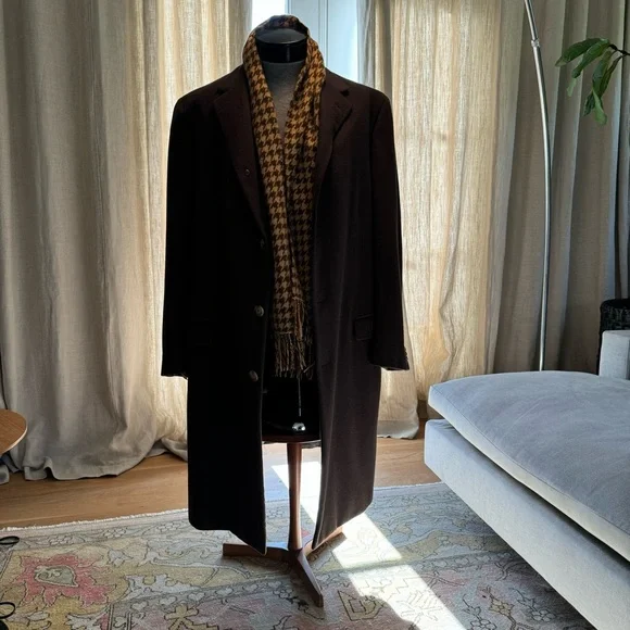 Ermenegildo Zenga Men's 100%
Pure Cashmere Coat - Picture 16 of 17